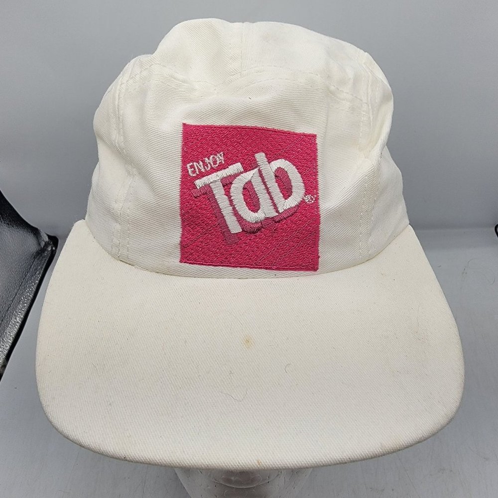 Coca Cola Enjoy Tab Hat Cap Adults Casual White Outdoors Active Wear